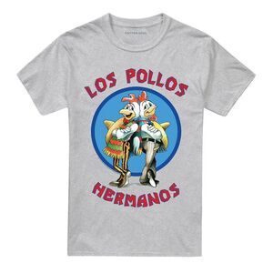 Breaking Bad Unisex Adult Los Pollos Hermanos T-Shirt / Athletic Heather